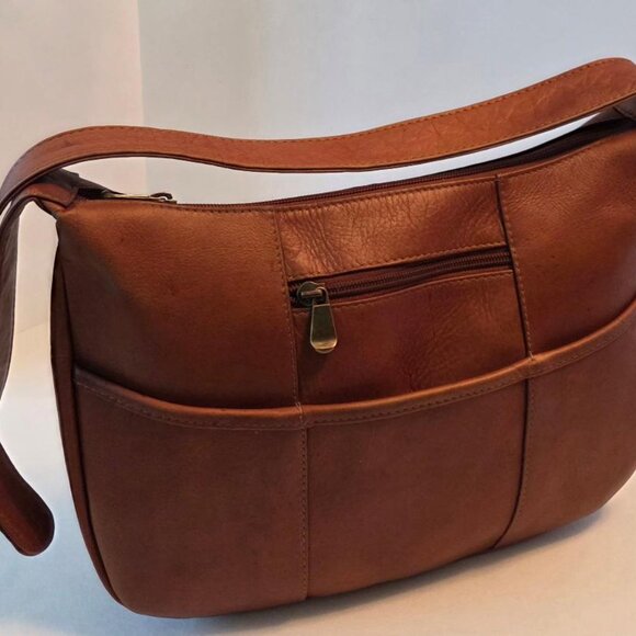 Le Donne Leather Quick Slip Shoulder Hobo HandBag - Picture 2 of 14